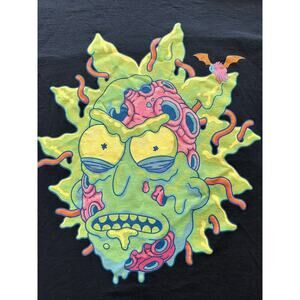 Rick and Morty T-Shirt Loot Wear Exclusive Size Large Blue